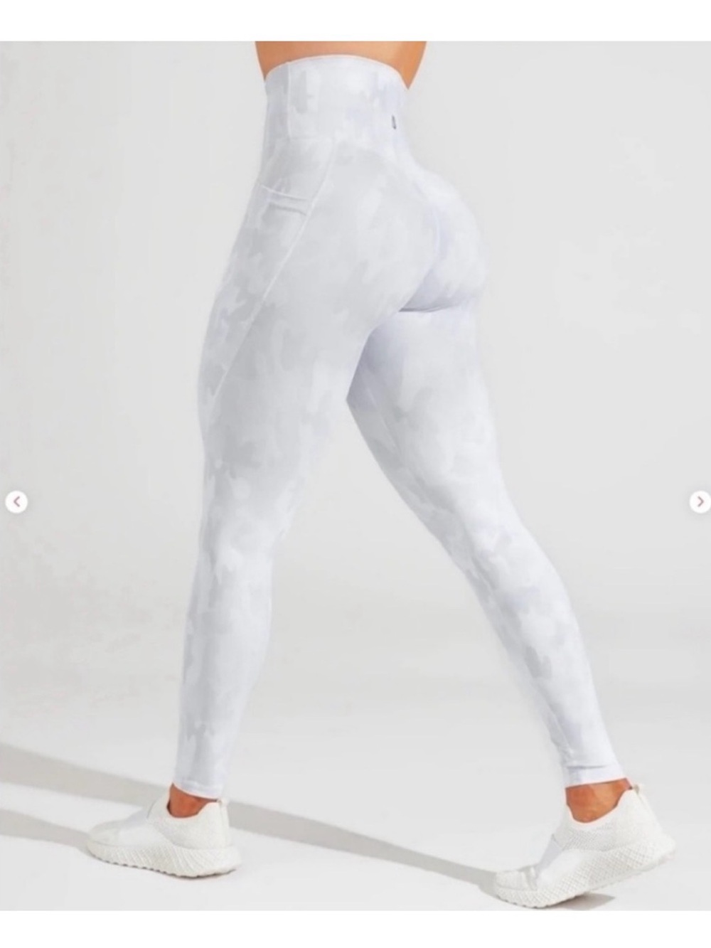 Buff Bunny High-Waist White Camo Leggings - Women